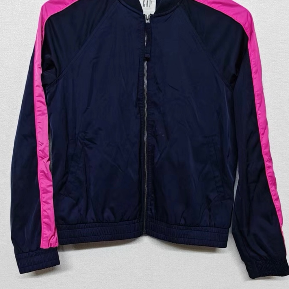 GAP Navy and Pink Utility Jacket